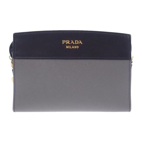 Prada Esplanade Bag 1 Bh043 Shoulder Bag Saffiano Gray Black main image 13